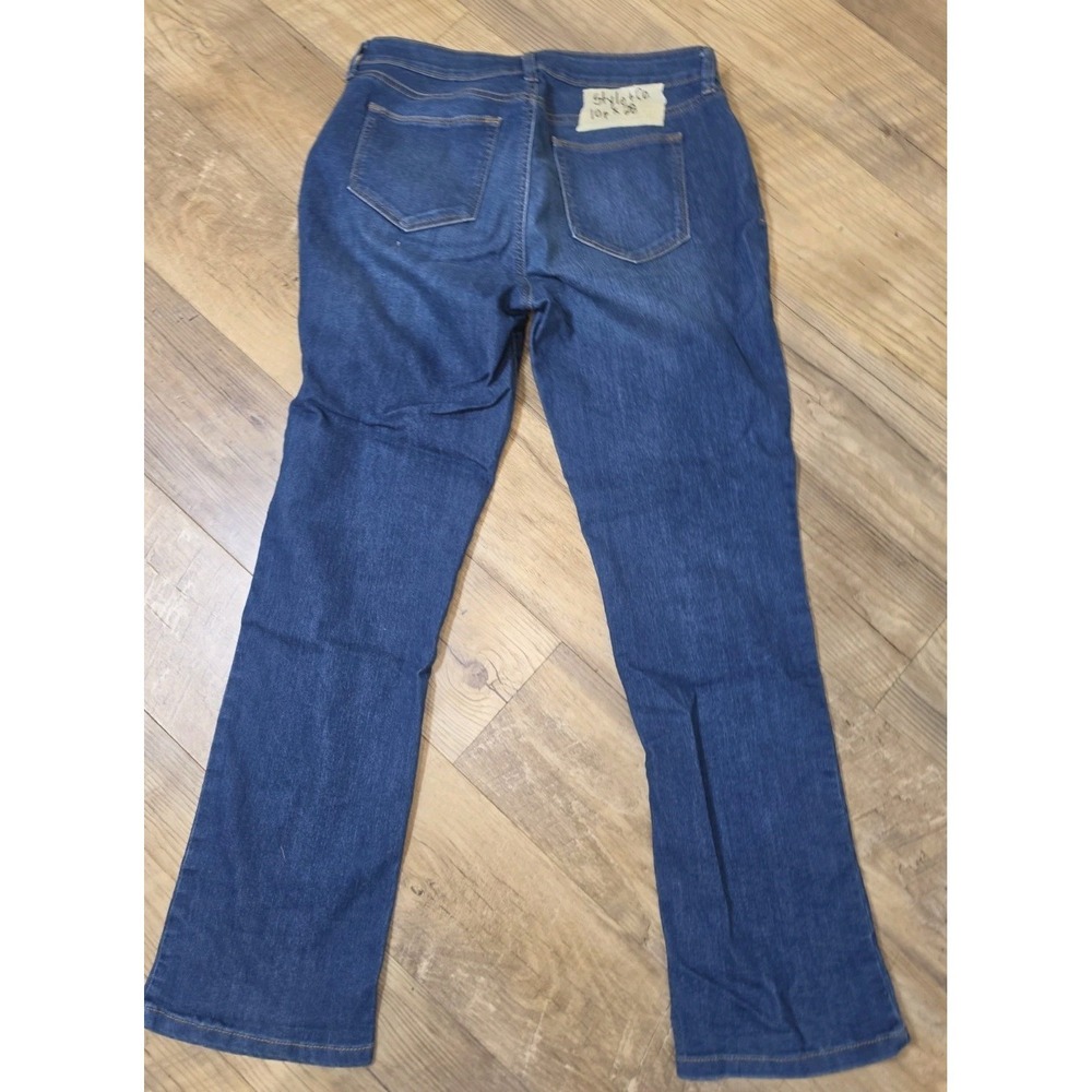 Style & Co Jeans Womens 10P Curvy Fit Bootcut Marine Wash Blue Denim J47 - Picture 3 of 4